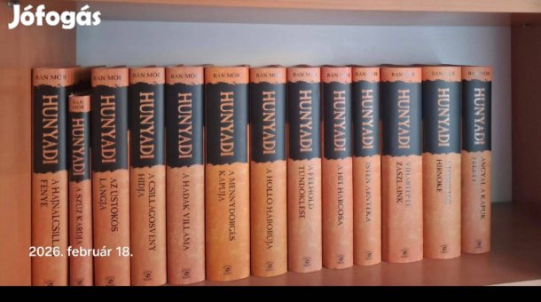 Bán Mór Teljes Hunyadi sorozat+1 1/2 /13 kötet/