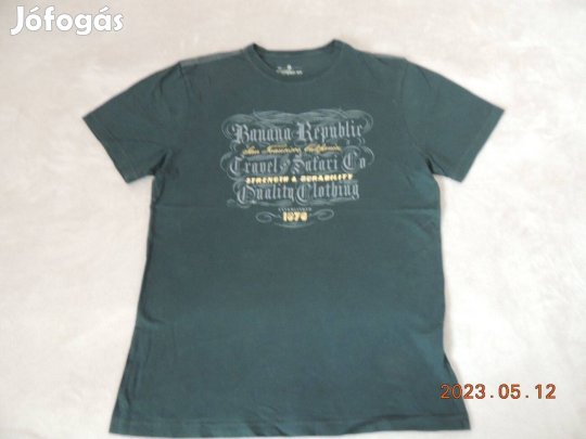 Banana Republic sötétzöld férfi póló , S-es