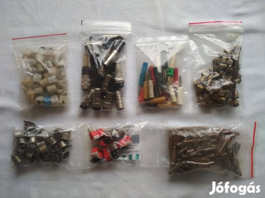 Banándugók, krokodilcsipeszek, izzófoglalatok