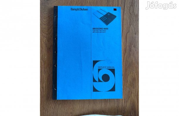 Bang & Olufsen Beocord 9000 High end magnódeck deck Szervizkönyv