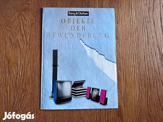 Bang & Olufsen Ultra ritka katalógus kivonat a 1994 körüli