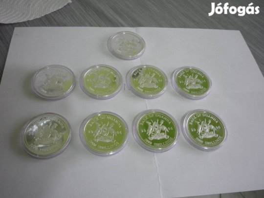 Bank Of Uganda Focis ezüst érme 2006-os Ezüst