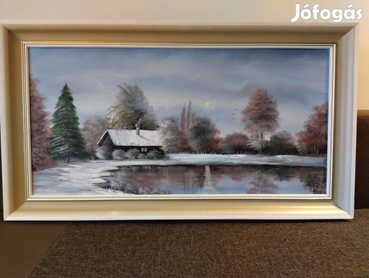 Bánkuti Gertrúd olajfestmény