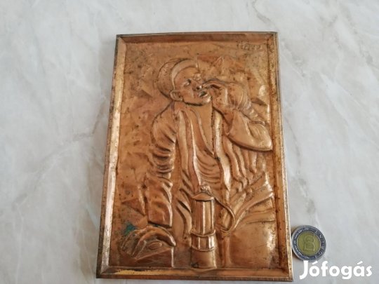 Bányász falidísz régi jelzet db Az 50-es évekből