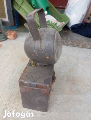 Bányász lámpa regi fellelt állapotban eladó 
