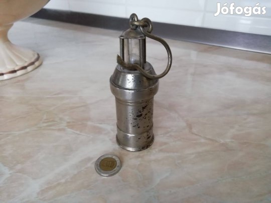 Bányászlámpa erdeti db Régi asztalidísz