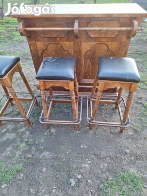 Bár pult,  bárszék, szekrény eladó 