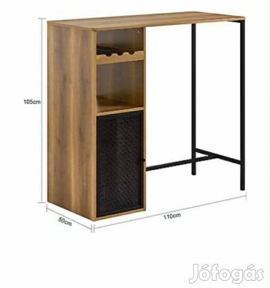 Bár szekrény  barna