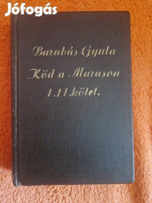 Barabás Gyula: Köd a Maroson I-II. 1940-es kiadás
