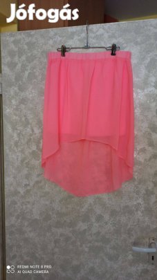 Barack színű aszimmetrikus muszlin szoknya