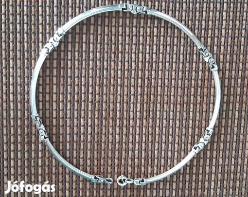 Baraka ezüst merev nyakék, nyaklánc, 925