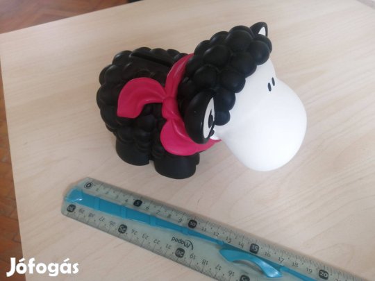 Bárány alakú kerámia persely hand made apró pénz tartó