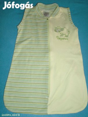 Bárány mintás zöld hálózsák újszülöttre méret 56