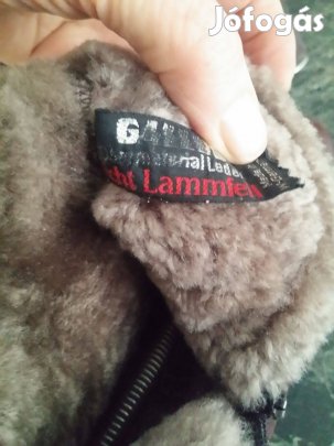 Báránybőr bundás Gallus férfi bőr csizma olcsóbb lett