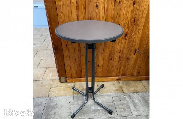 Bárasztal 70 cm Szürke Összecsukható