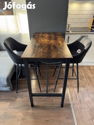 Bárasztal + 2 bárszék