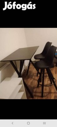 Bárasztal székekkel újszerű