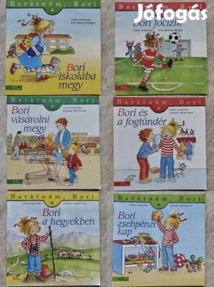 Barátnőm, Bori könyvek 900.-ft/db