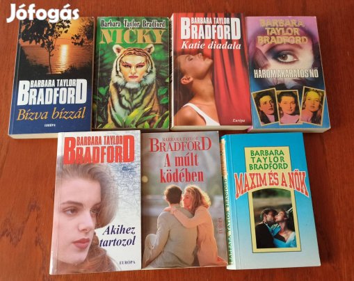 Barbara Taylor Bradford könyvcsomag / 7 db könyv