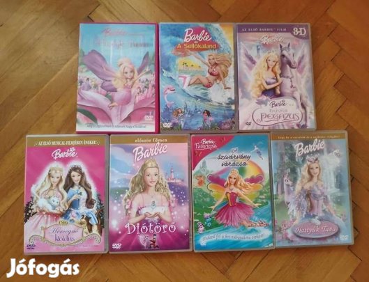 Barbie DVD csomag (7 db)