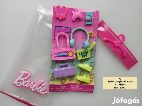 Barbie kiegésztő szett (11 részes) fülhallgató