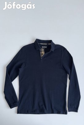 Barbour navy long sleeve polo shirt