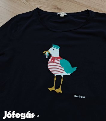 Barbour sötétkék pamut női felsőrész