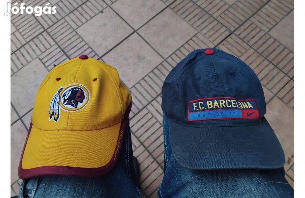 Barcelona Nike sapka amerikai foci Red skins sapka 2db