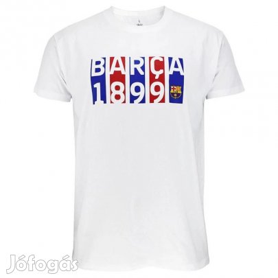 Barcelona póló felnőtt FLAG fehér