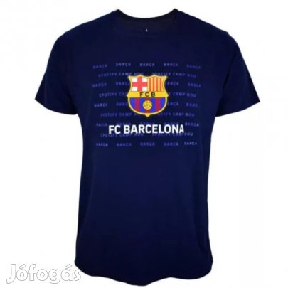 Barcelona póló felnőtt címeres sötétkék