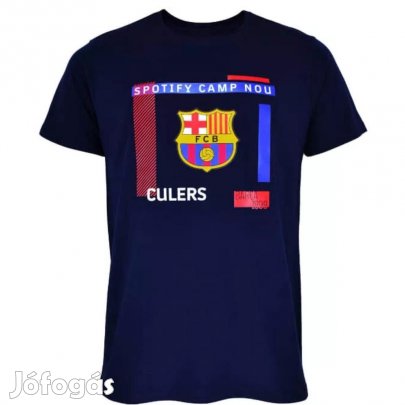 Barcelona póló felnőtt sötétkék