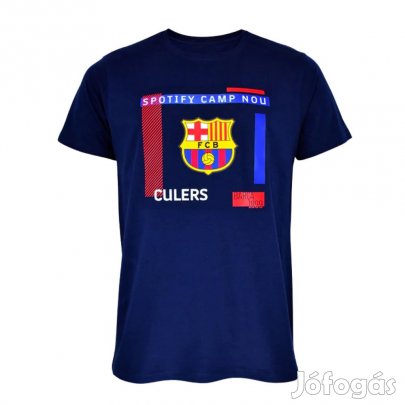Barcelona póló gyerek sötétkék