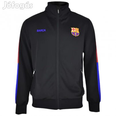 Barcelona pulóver felnőtt zippes Black Plus