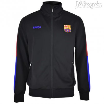 Barcelona pulóver felnőtt zippes Black Plus