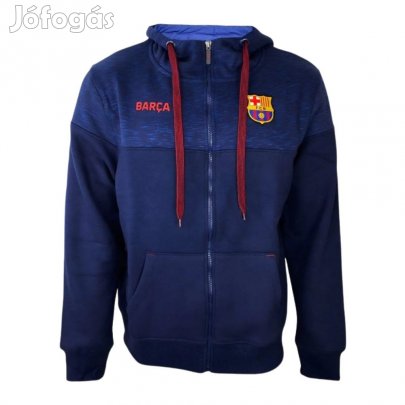Barcelona pulóver kapucnis zippes felnőtt