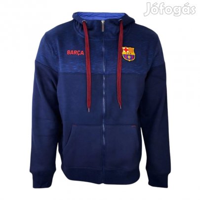 Barcelona pulóver kapucnis zippes felnőtt