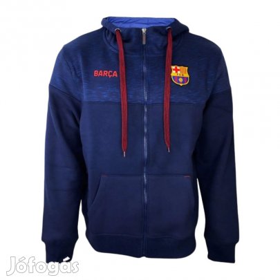 Barcelona pulóver kapucnis zippes felnőtt