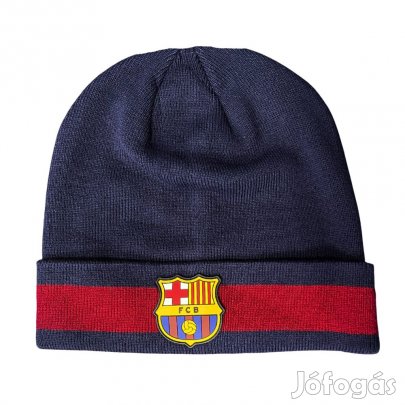 Barcelona sapka kötött felnőtt visszahajtható címeres