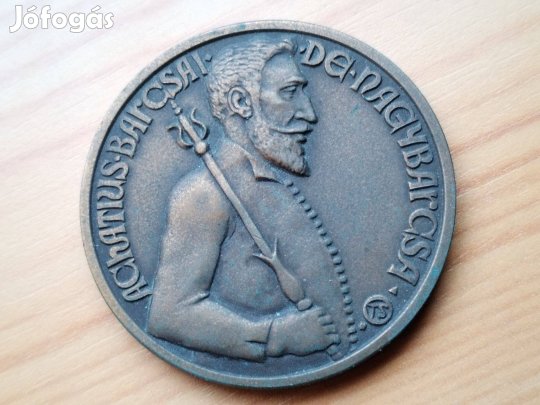 Barcsai Ákos Erdély Fejedelme bronz emlékérem