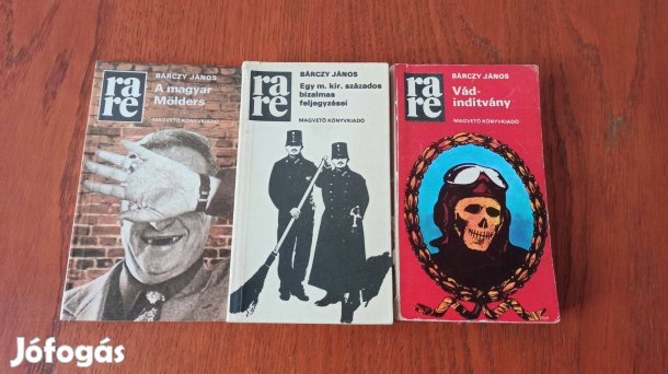 Bárczy János könyvcsomag / 3 db könyv