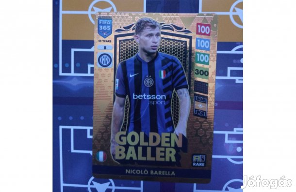 Barella (Inter) Panini Fifa 365 2025 Golden Baller kártya