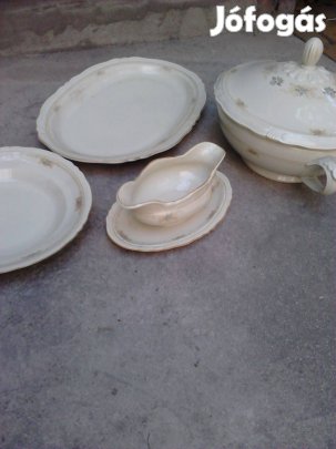 Bareuther bavaria porcelán étkészlet , 47 db