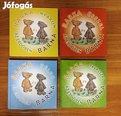 Barka és Barna az erdőben - Teljes Sorozat (4 kötet) - Újszerű!