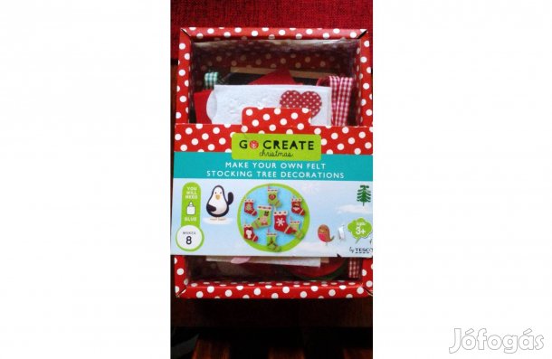 Barkács DIY csomagok ajándék dísz készítéséhez bontatlan Komplett csom