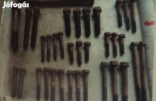 Barkácsolók! Metrikus csavarok. (Csomagban.)