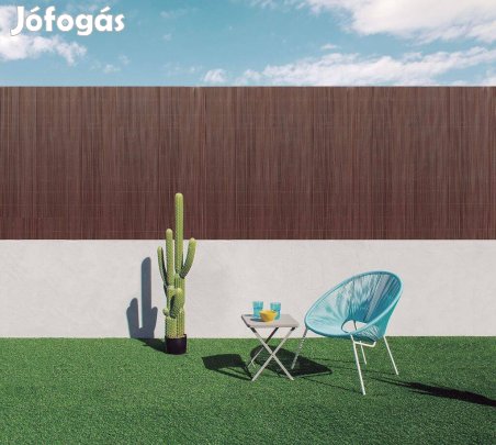 Barna 1x3 m szintetikus nádfonat, Vimet Lop címére szállítva, tekerc