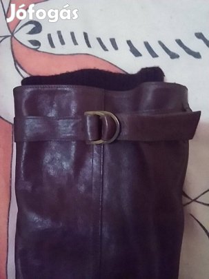 Barna Bőrcsizma 39