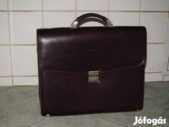 Barna Grande minőségi férfi valódi bőrtáska bőr táska aktatáska