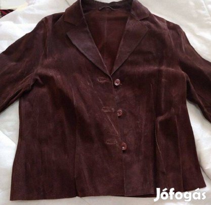 Barna Steillmann Bőr 3 részes női kosztüm 40-es