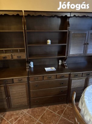 Barna, 3 részes tálaló